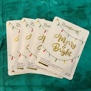 The Crème Shop Festive Glow Skincare Mask Set - 4 pack